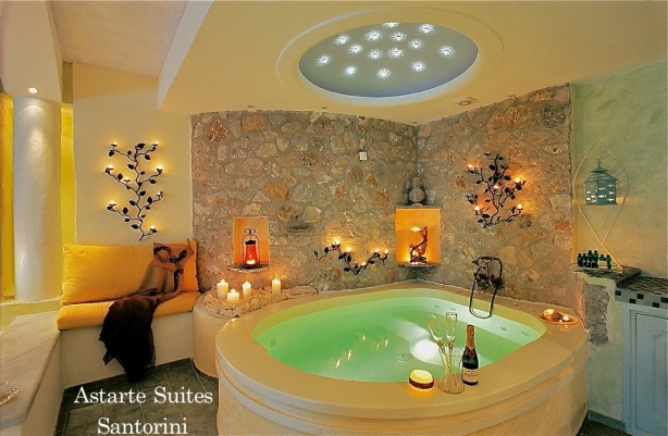 Honeymoon suite private couples Jacuzzi sea:volcano:caldera views | Astarte Suites Hotel | Santorini island2